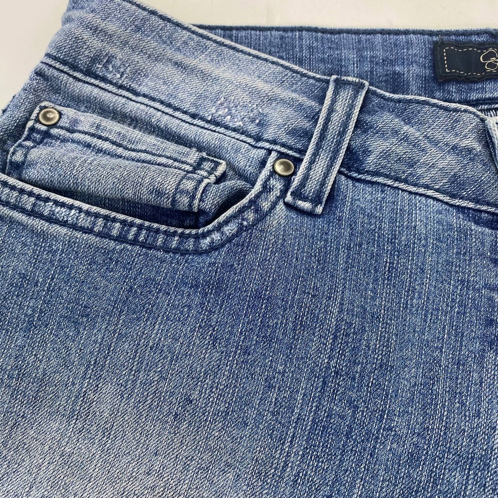 Jessica Simpson Forever Jeans Low Rise Skinny Denim Blue Womens sz 26 Light Wash - Picture 8 of 10